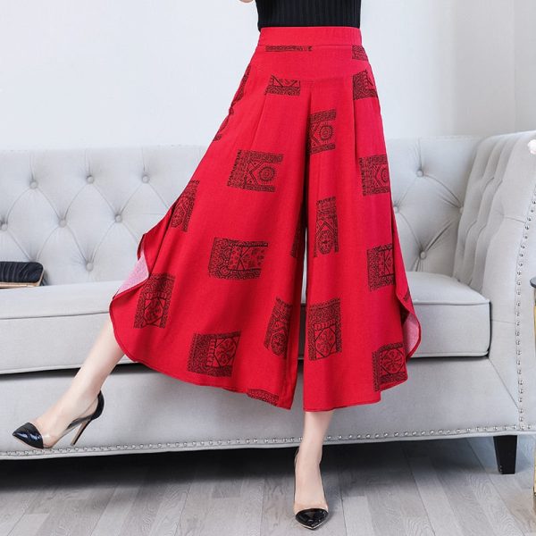 Women's Fashion 5XL Designer Wide Leg Printed Loose (Plus Size) - Image 2