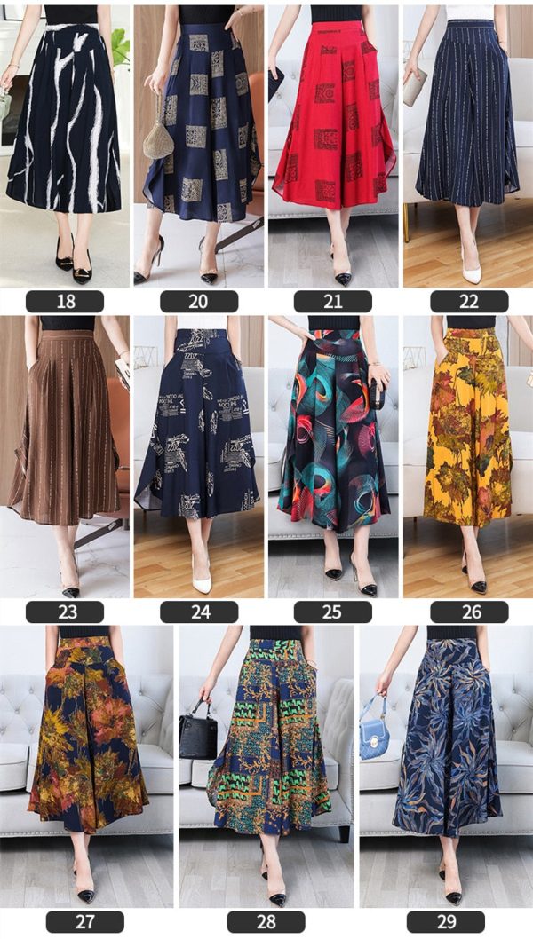 Women's Fashion 5XL Designer Wide Leg Printed Loose (Plus Size) - Image 29