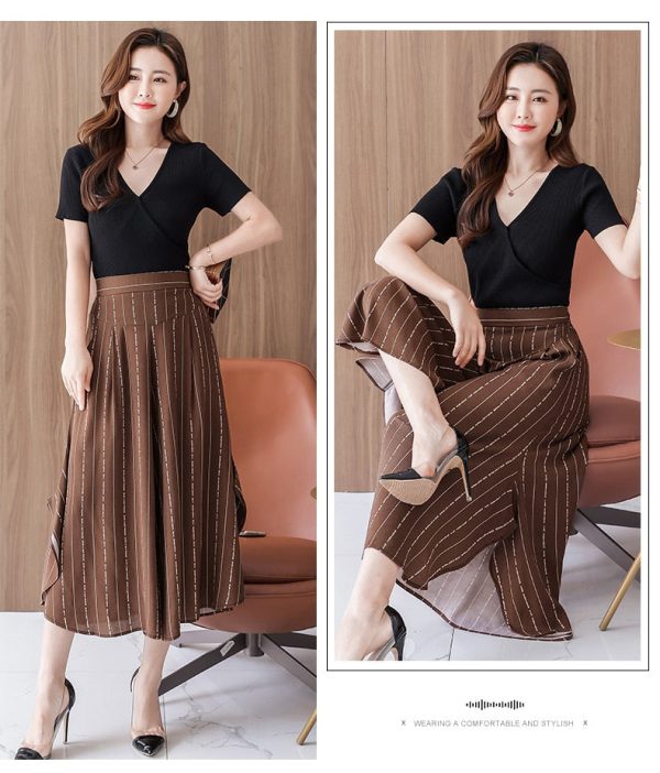 Women's Fashion 5XL Designer Wide Leg Printed Loose (Plus Size) - Image 33