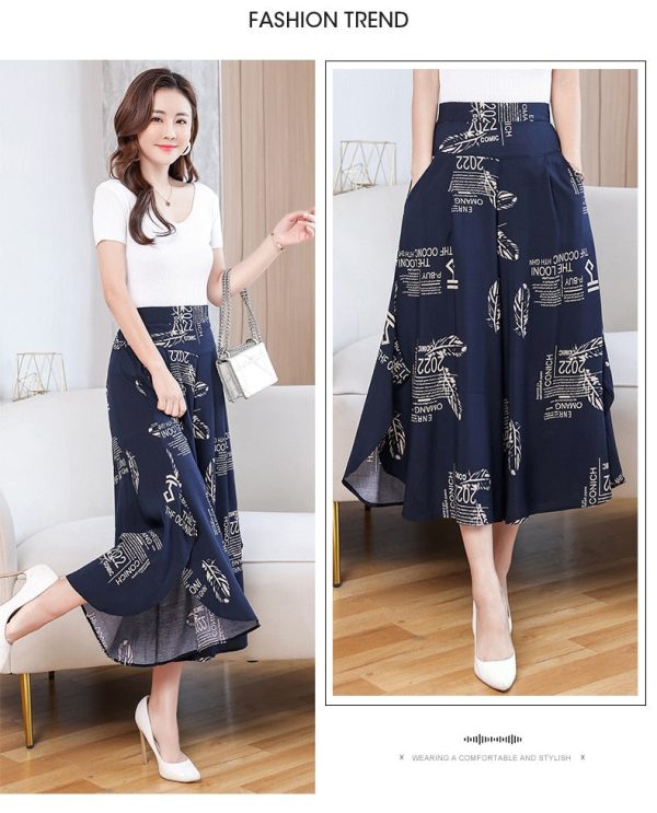 Women's Fashion 5XL Designer Wide Leg Printed Loose (Plus Size) - Image 34