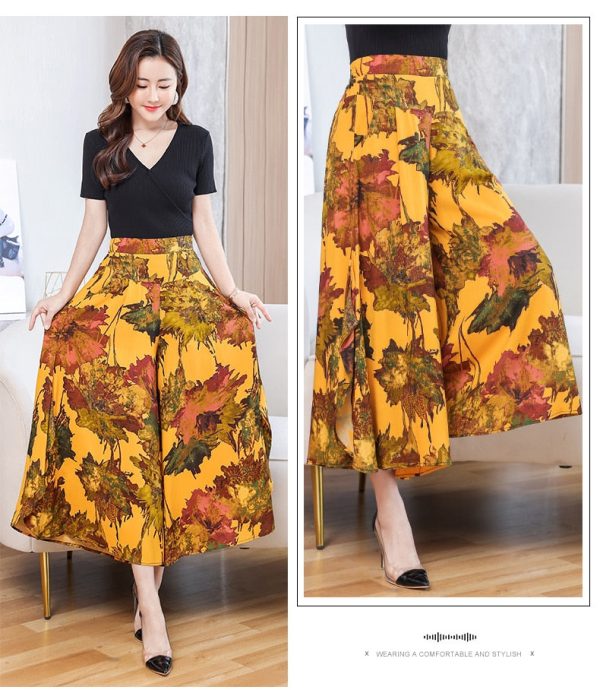 Women's Fashion 5XL Designer Wide Leg Printed Loose (Plus Size) - Image 36