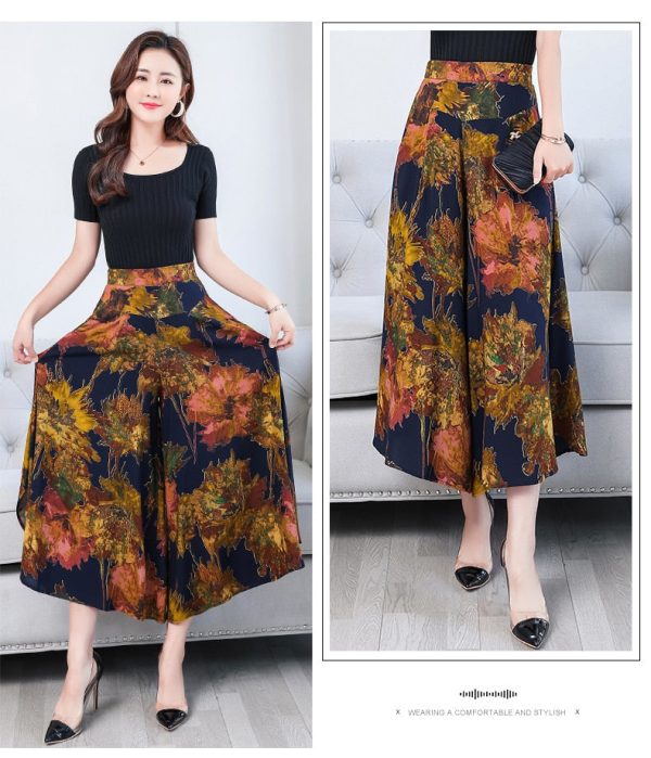 Women's Fashion 5XL Designer Wide Leg Printed Loose (Plus Size) - Image 37