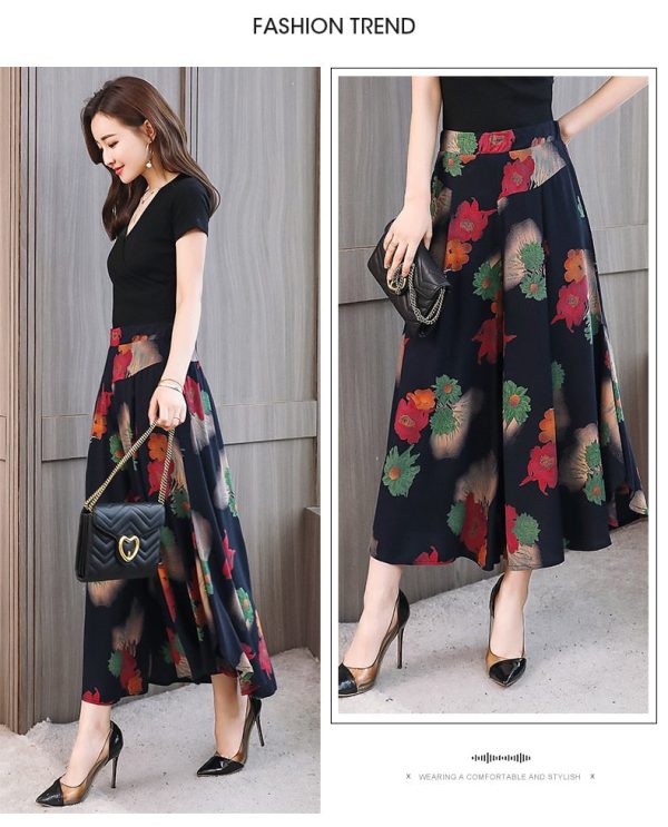 Women's Fashion 5XL Designer Wide Leg Printed Loose (Plus Size) - Image 40
