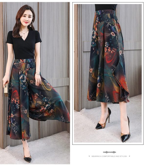 Women's Fashion 5XL Designer Wide Leg Printed Loose (Plus Size) - Image 42