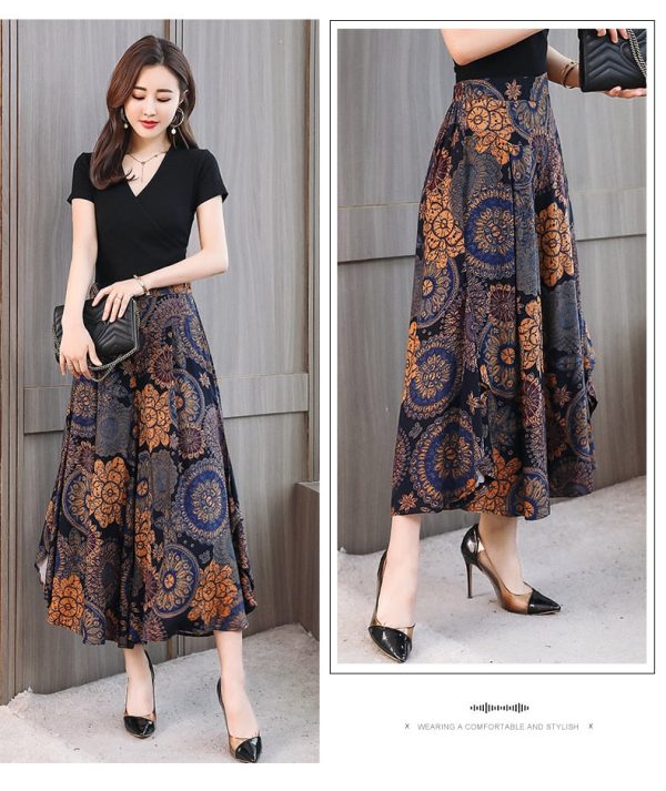 Women's Fashion 5XL Designer Wide Leg Printed Loose (Plus Size) - Image 44