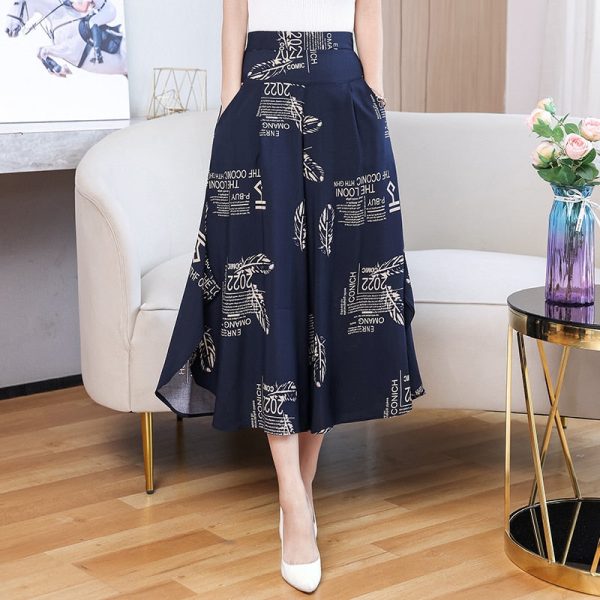 Women's Fashion 5XL Designer Wide Leg Printed Loose (Plus Size) - Image 5