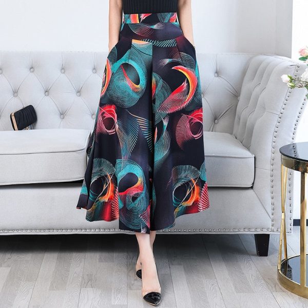Women's Fashion 5XL Designer Wide Leg Printed Loose (Plus Size) - Image 8