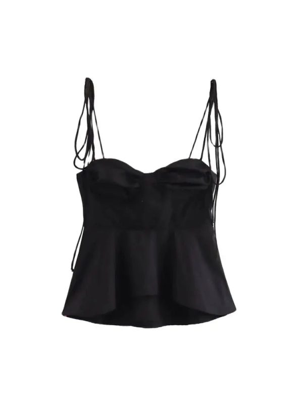 Women's Heart Corset Fashion Designer Spaghetti Straps Singlets - Image 4