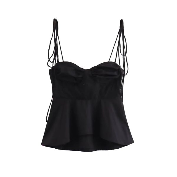 Women's Heart Corset Fashion Designer Spaghetti Straps Singlets - Image 7