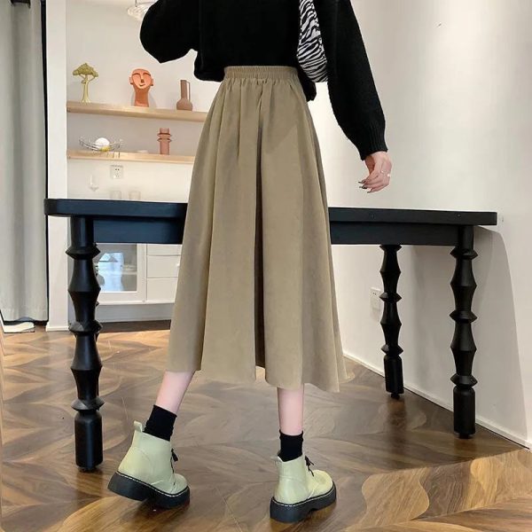 Women's High Waist Pleated Fashion Designer Skirts (Midi) - Image 13