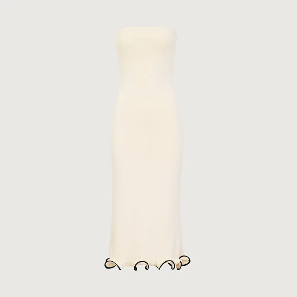 Women's Ruffled Trim Fashion Designer Bodycon Mini Dresses (Short) - Image 15